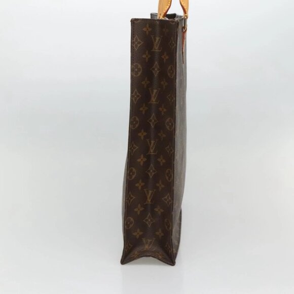 LOUIS VUITTON Monogram Sac Plat Hand Bag M51140 LV Auth 133704 - Picture 4 of 16